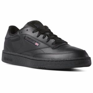 Adidasy Męskie Reebok Club C 85 Czarne/Szare PL 47AQEHK